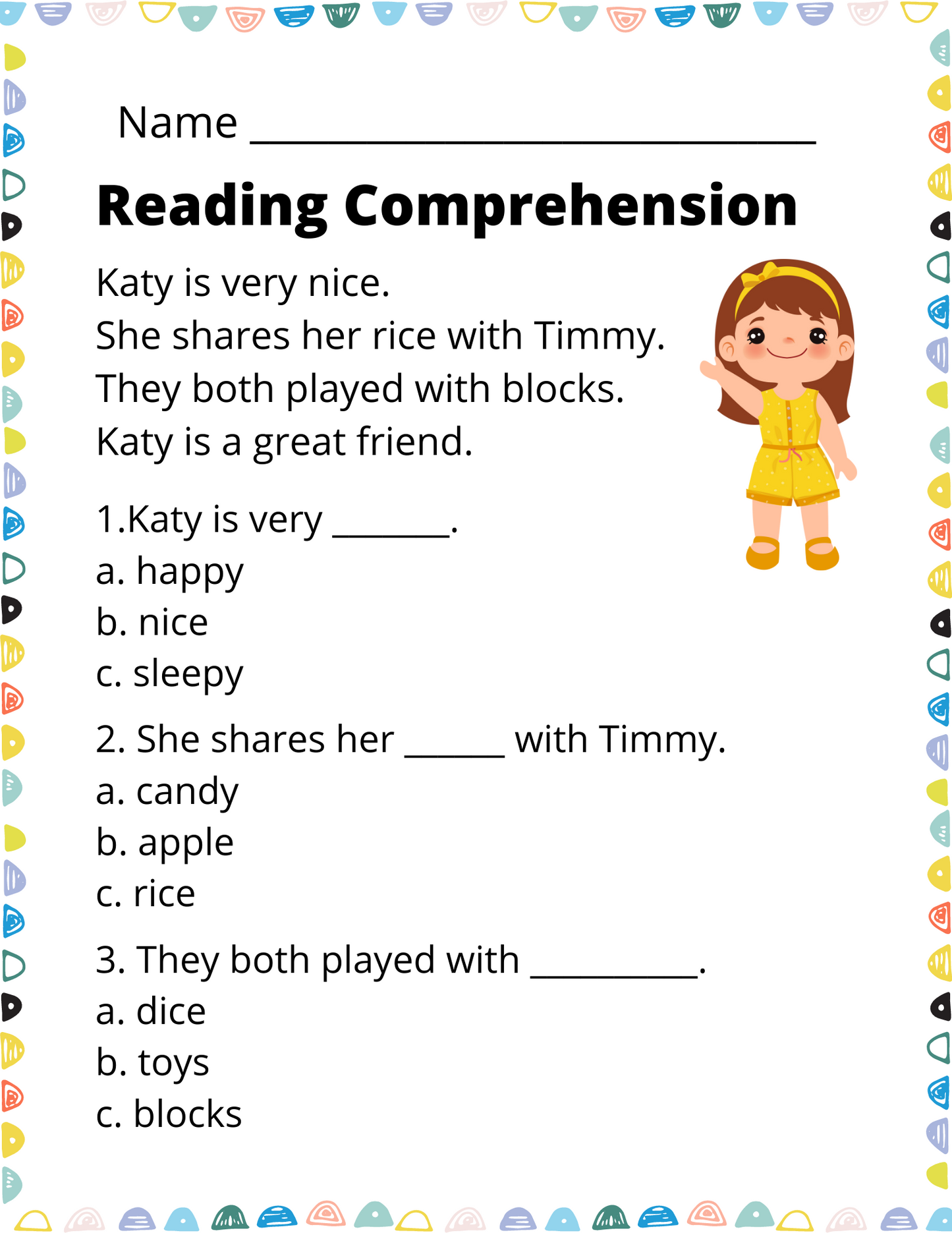 Printable Reading Adventures Workbook
