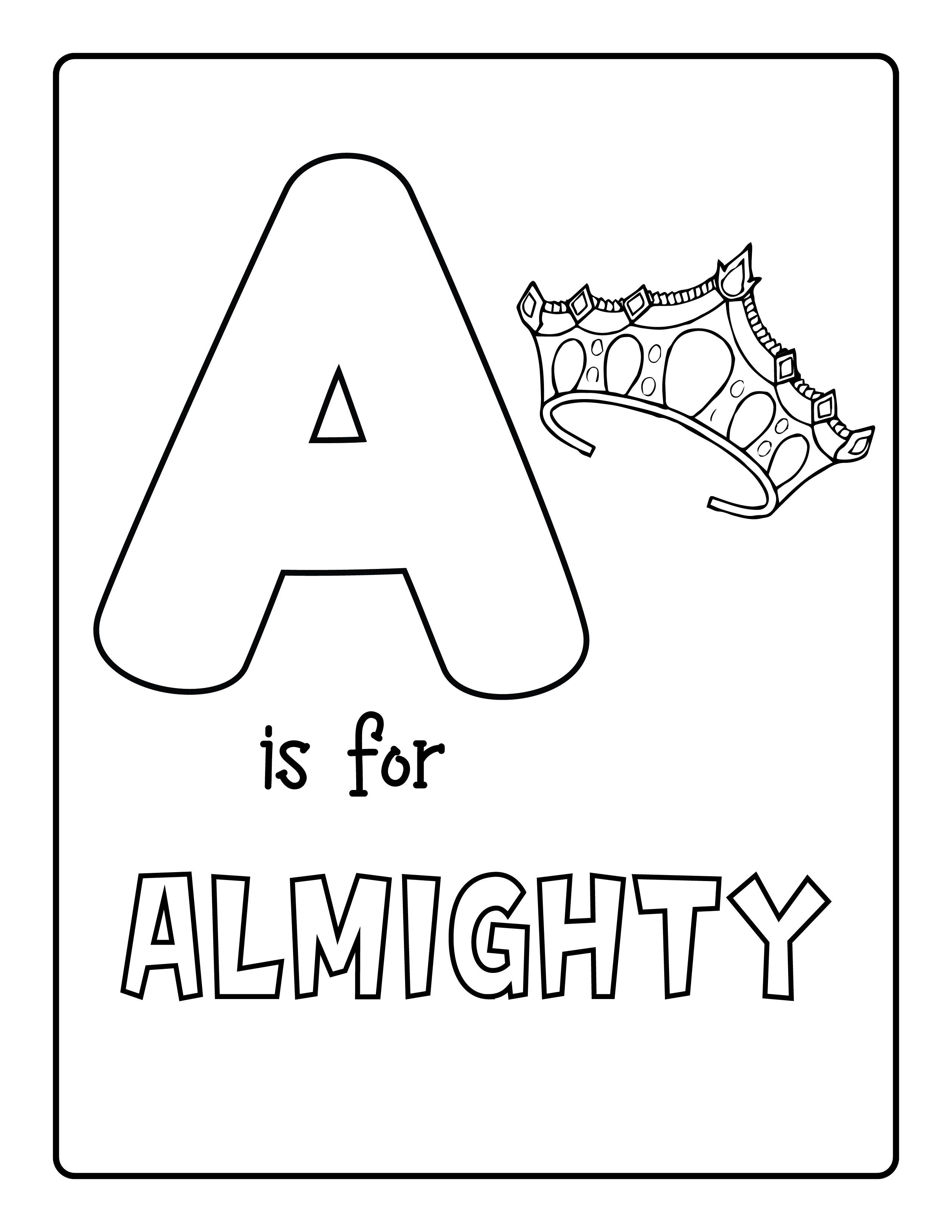 A-Z Bible Coloring Book