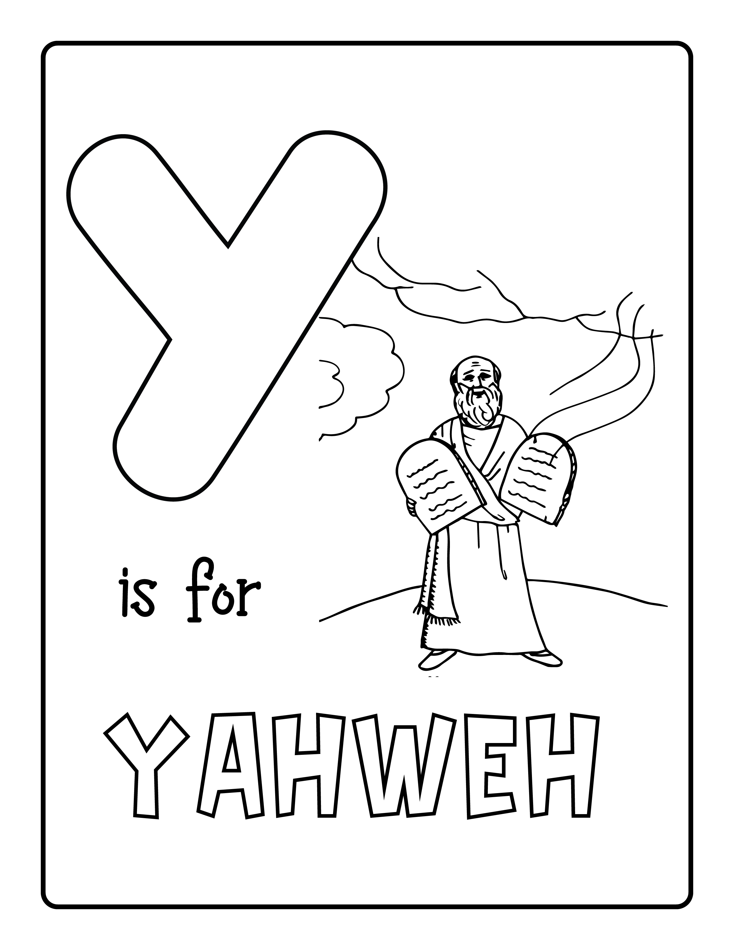 A-Z Bible Coloring Book